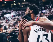 人击败灰熊，恩比德交出全能表现